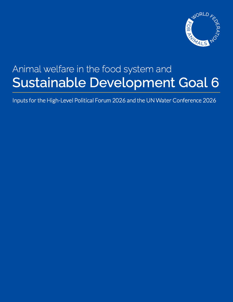 AW & SDG 6